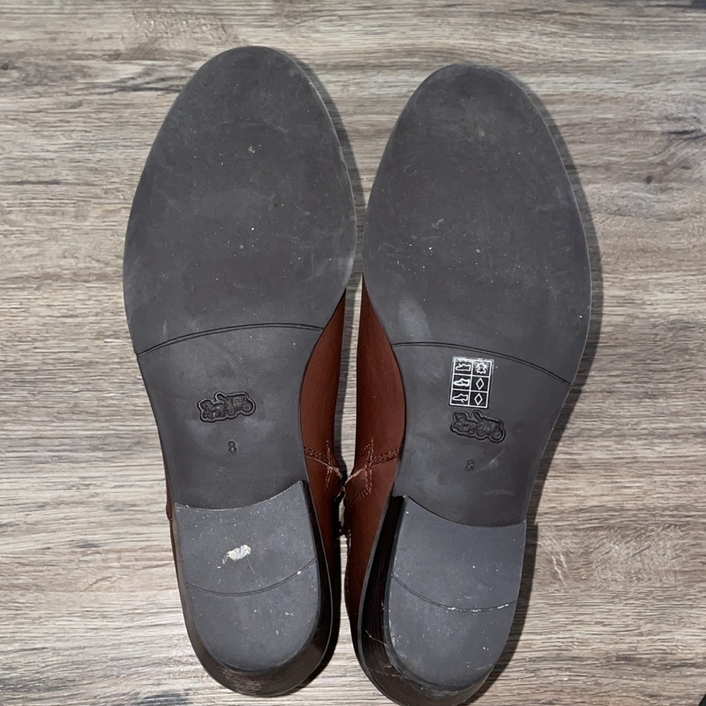 Coach brown leather boots 🥾 size 8B - Picture 7 of 10